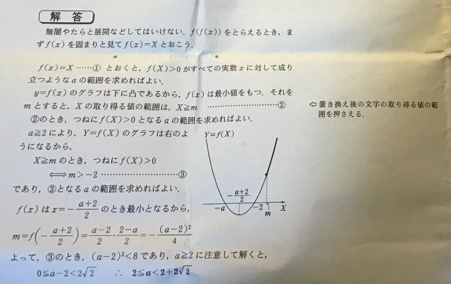 京都大 13年 の二次関数の問題が良問なので紹介します 数検1級合格対策